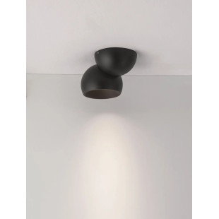 Reflektor sufitowy kula - regulowany Niccio LED 3000K IP20 czarny