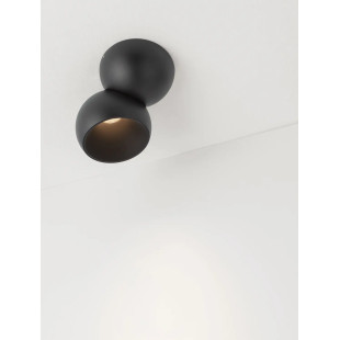 Reflektor sufitowy kula - regulowany Niccio LED 3000K IP20 czarny