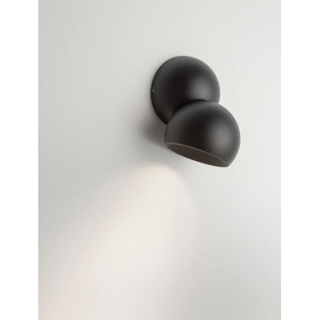 Reflektor sufitowy kula - regulowany Niccio LED 3000K IP20 czarny