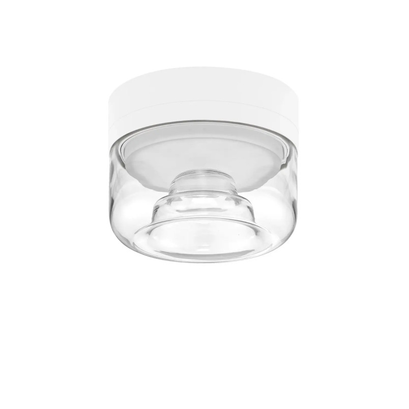 Plafon designerski Luce 15cm LED 3000K transparentny / biały