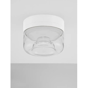 Plafon designerski Luce 15cm LED 3000K transparentny / biały