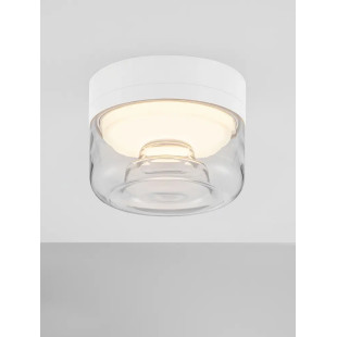 Plafon designerski Luce 15cm LED 3000K transparentny / biały