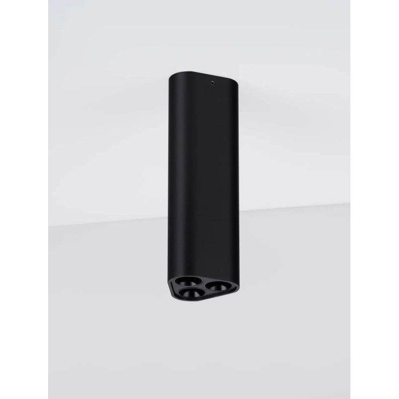 Lampa spot - o przekroju trójkąta Bonea 5cm H15cm LED 3000K czarna