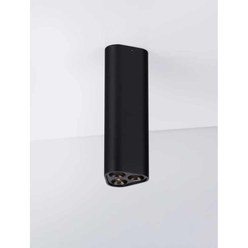 Lampa spot - o przekroju trójkąta Bonea 5cm H15cm LED 3000K czarna