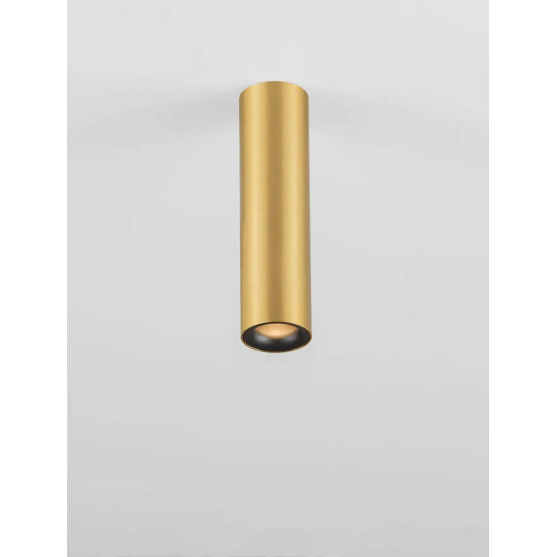 Lampa spot - tuba Merici 4cm H15cm LED 3000K matowe złoto