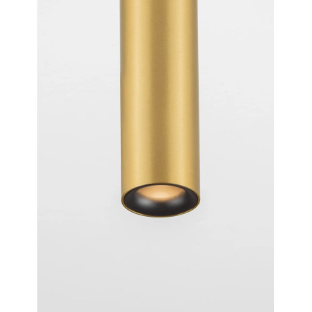 Lampa spot - tuba Merici 4cm H15cm LED 3000K matowe złoto