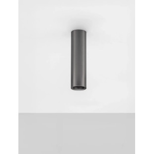 Lampa spot - tuba Merici 4cm H15cm LED 3000K czarny nikiel