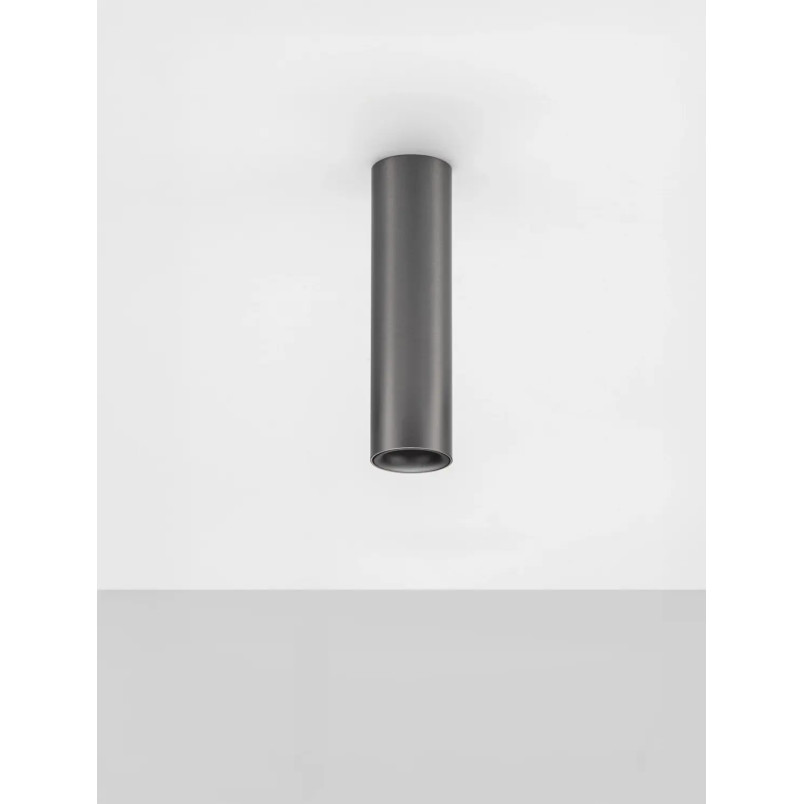 Lampa spot - tuba Merici 4cm H15cm LED 3000K czarny nikiel