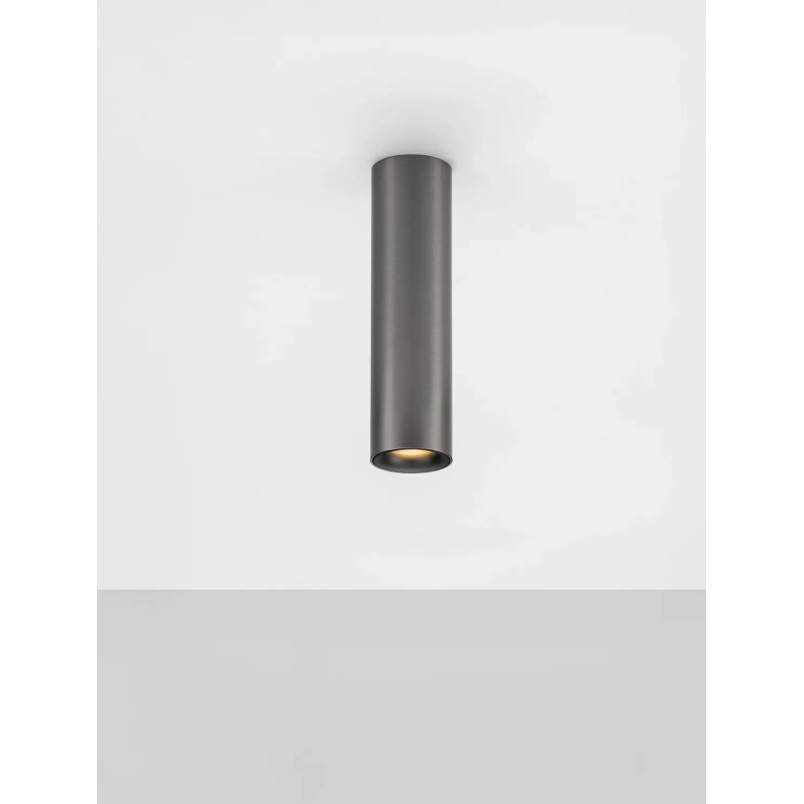 Lampa spot - tuba Merici 4cm H15cm LED 3000K czarny nikiel