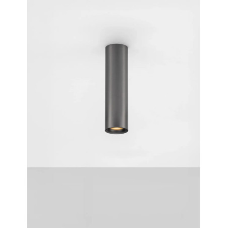 Lampa spot - tuba Merici 4cm H15cm LED 3000K czarny nikiel