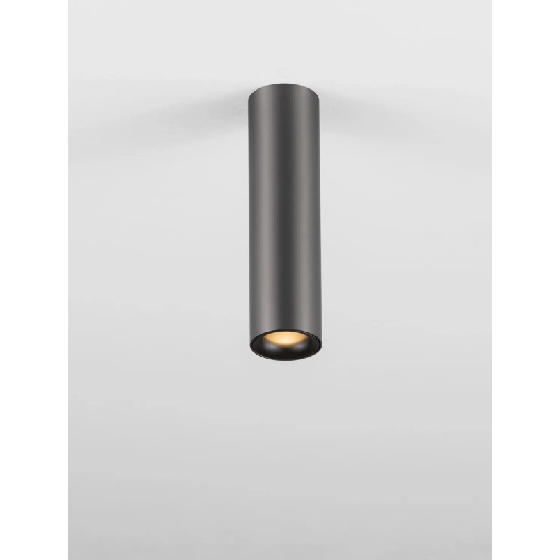 Lampa spot - tuba Merici 4cm H15cm LED 3000K czarny nikiel