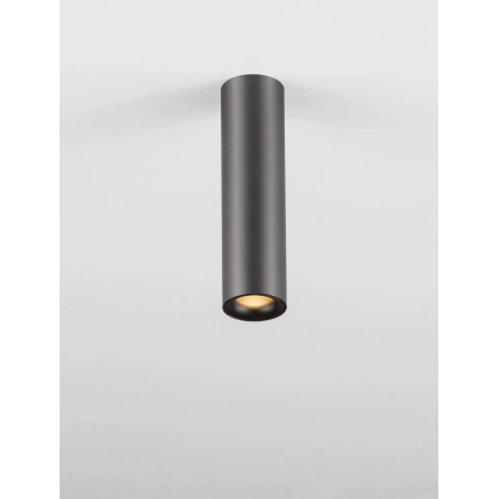Lampa spot - tuba Merici 4cm H15cm LED 3000K czarny nikiel