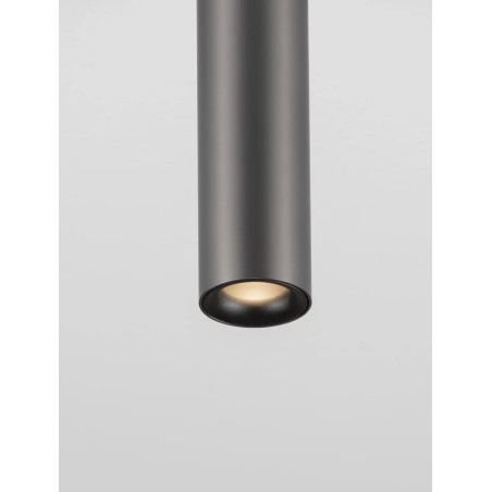 Lampa spot - tuba Merici 4cm H15cm LED 3000K czarny nikiel