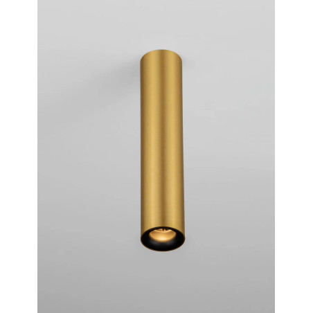 Lampa spot - tuba Merici 4cm H20cm LED 3000K matowe złoto