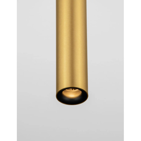 Lampa spot - tuba Merici 4cm H20cm LED 3000K matowe złoto
