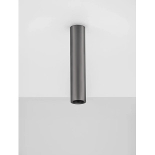 Lampa spot - tuba Merici 4cm H20cm LED 3000K czarny nikiel