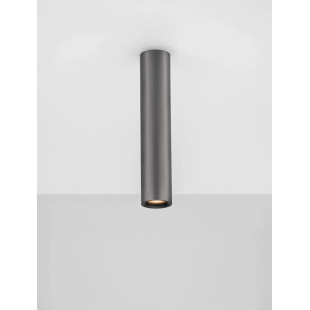Lampa spot - tuba Merici 4cm H20cm LED 3000K czarny nikiel