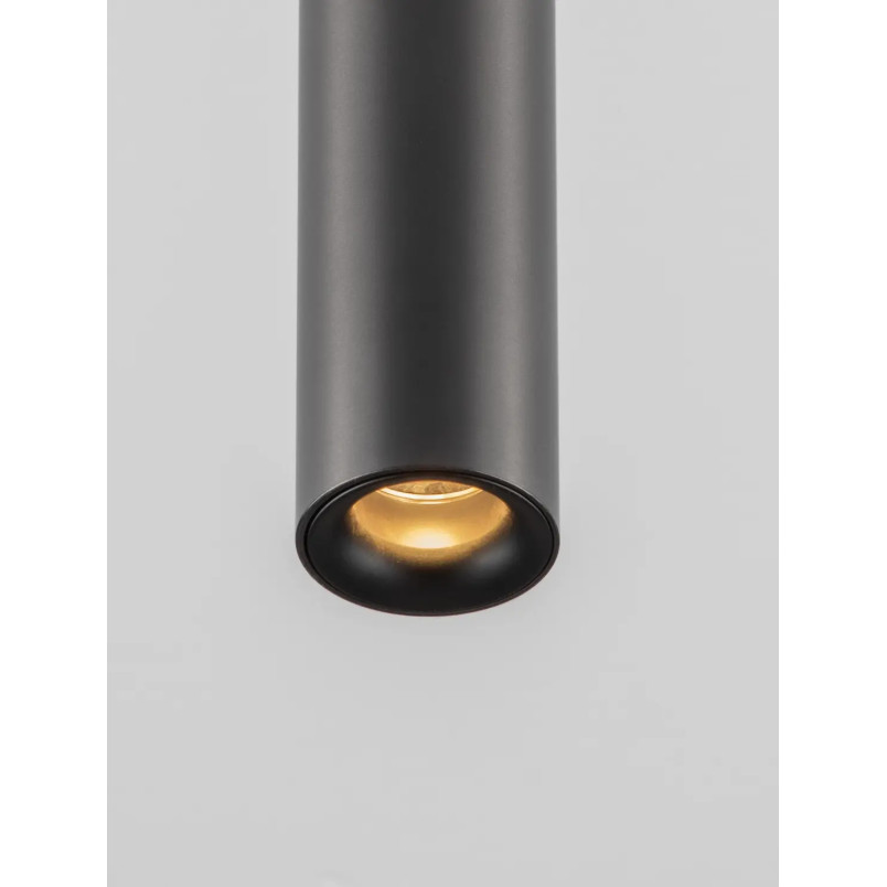 Lampa spot - tuba Merici 4cm H20cm LED 3000K czarny nikiel
