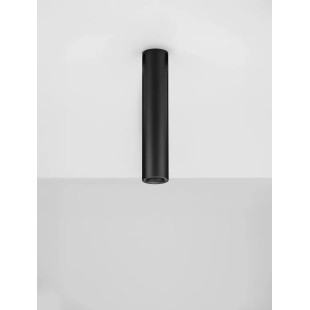 Lampa spot - tuba Merici 4cm H20cm LED 3000K czarna