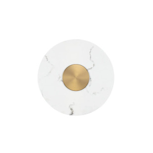 Kinkiet okrągły modern Aprano 60cm LED 3000K imitacja alabastru / złoty mosiądz