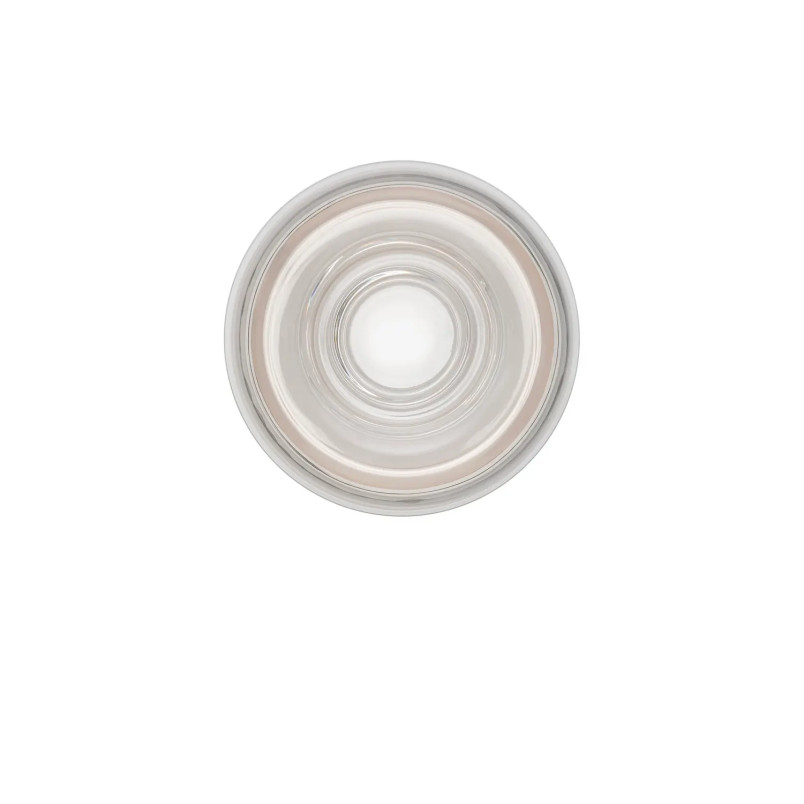 Kinkiet designerski okrągły Luce 15cm LED 3000K transparentny / biały
