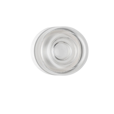 Kinkiet designerski okrągły Luce 15cm LED 3000K transparentny / biały
