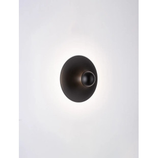 Kinkiet okrągły Memo LED 3000K 25cm czarny