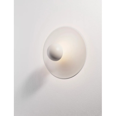 Kinkiet okrągły Memo LED 3000K 25cm biały