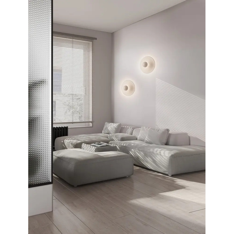 Kinkiet okrągły Memo LED 3000K 25cm beżowy
