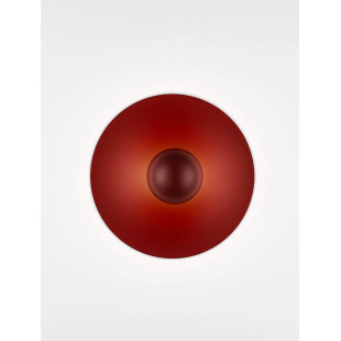 Kinkiet okrągły Memo LED 3000K 25cm czerwony