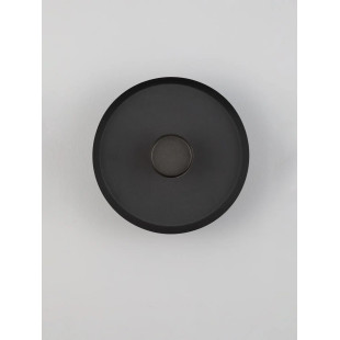 Kinkiet okrągły modern - ściemniany Appio 25,5cm LED CCT 2700-3000-4000K czarny