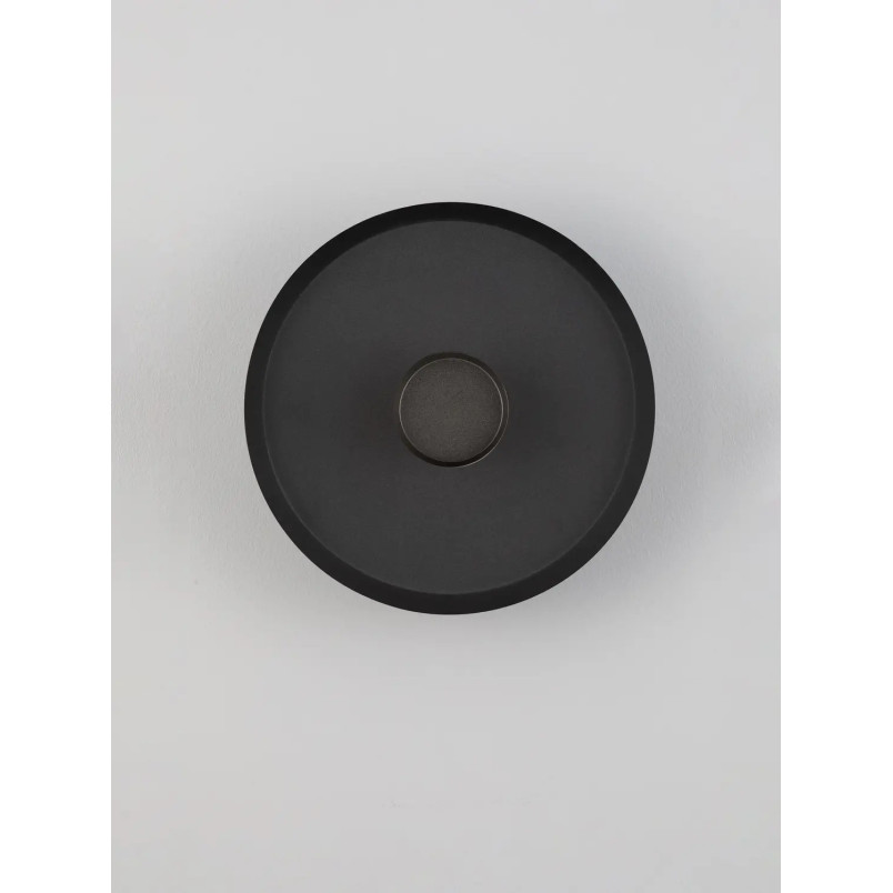 Kinkiet okrągły modern - ściemniany Appio 25,5cm LED CCT 2700-3000-4000K czarny