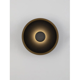 Kinkiet okrągły modern - ściemniany Appio 25,5cm LED CCT 2700-3000-4000K czarny