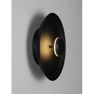 Kinkiet okrągły modern - ściemniany Appio 25,5cm LED CCT 2700-3000-4000K czarny