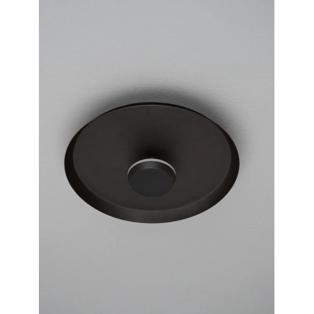 Kinkiet okrągły modern - ściemniany Appio 25,5cm LED CCT 2700-3000-4000K czarny