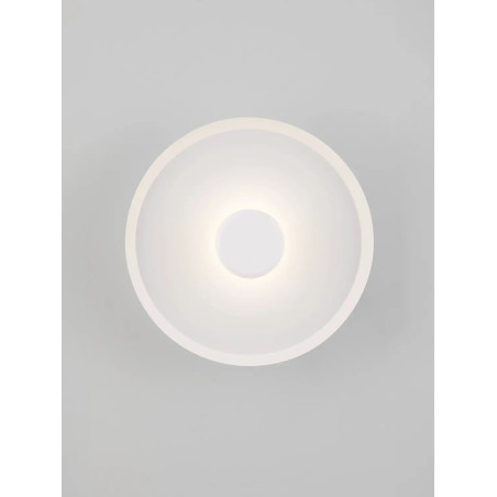 Kinkiet okrągły modern - ściemniany Appio 25,5cm LED CCT 2700-3000-4000K biały