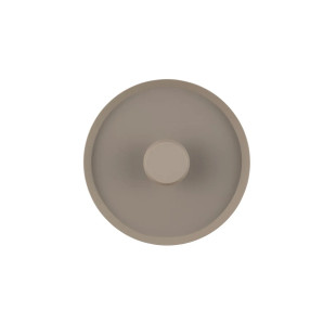 Kinkiet okrągły modern - ściemniany Appio 25,5cm LED CCT 2700-3000-4000K beżowo-szary