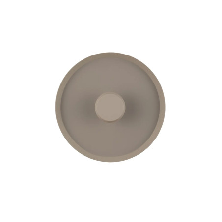 Kinkiet okrągły modern - ściemniany Appio 25,5cm LED CCT 2700-3000-4000K beżowo-szary