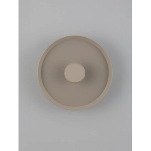 Kinkiet okrągły modern - ściemniany Appio 25,5cm LED CCT 2700-3000-4000K beżowo-szary