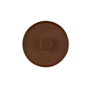 Kinkiet okrągły modern - ściemniany Appio 25,5cm LED CCT 2700-3000-4000K ciemny brąz