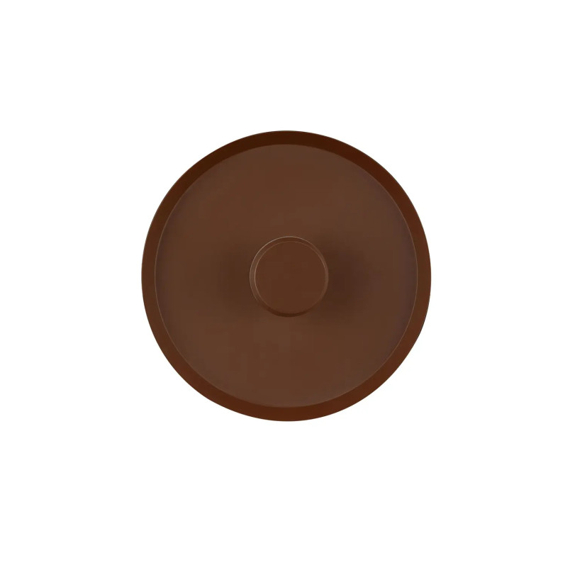 Kinkiet okrągły modern - ściemniany Appio 25,5cm LED CCT 2700-3000-4000K ciemny brąz