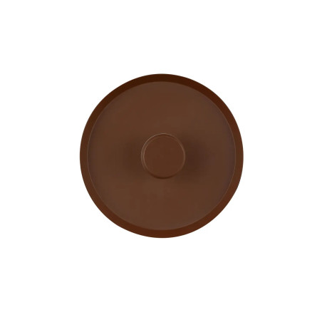 Kinkiet okrągły modern - ściemniany Appio 25,5cm LED CCT 2700-3000-4000K ciemny brąz