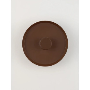Kinkiet okrągły modern - ściemniany Appio 25,5cm LED CCT 2700-3000-4000K ciemny brąz