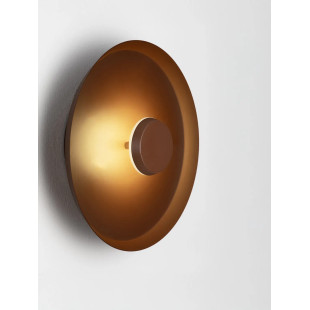 Kinkiet okrągły modern - ściemniany Appio 25,5cm LED CCT 2700-3000-4000K ciemny brąz