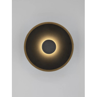 Kinkiet okrągły modern - ściemniany Appio 35,5cm LED CCT 2700-3000-4000K czarny