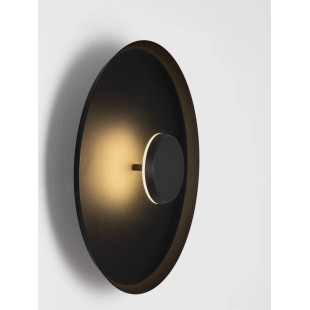Kinkiet okrągły modern - ściemniany Appio 35,5cm LED CCT 2700-3000-4000K czarny