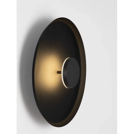 Kinkiet okrągły modern - ściemniany Appio 35,5cm LED CCT 2700-3000-4000K czarny