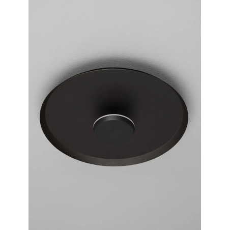 Kinkiet okrągły modern - ściemniany Appio 35,5cm LED CCT 2700-3000-4000K czarny