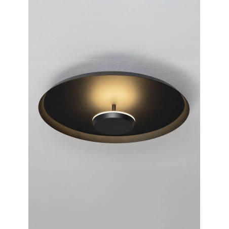 Kinkiet okrągły modern - ściemniany Appio 35,5cm LED CCT 2700-3000-4000K czarny