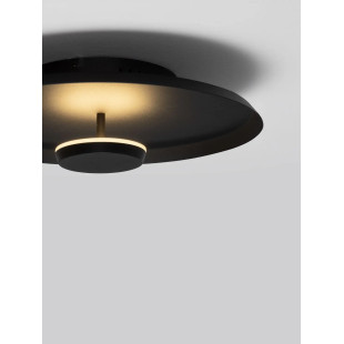 Kinkiet okrągły modern - ściemniany Appio 35,5cm LED CCT 2700-3000-4000K czarny